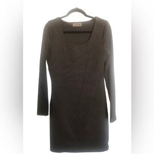 Numph | Black Long-sleeve Bodycon Dress